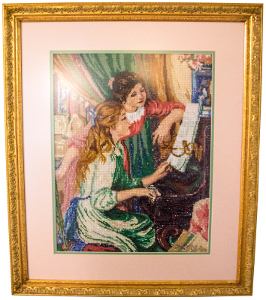 Jeunes filles au piano